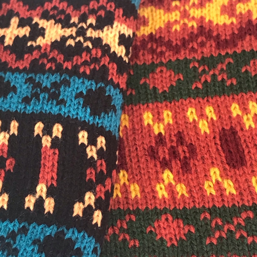 💥NEW💥 Boho Chic Tibetian Style Knit Leg Warmers - Picture 4 of 6